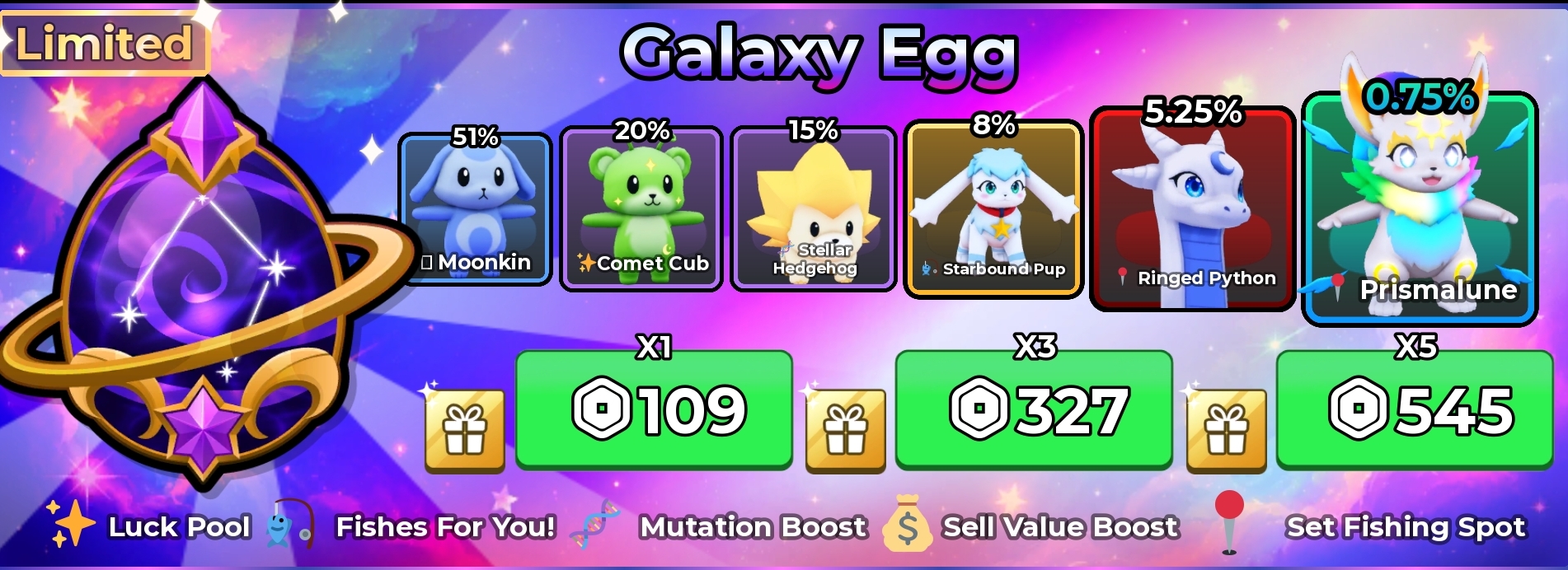 10x Galaxy Egg